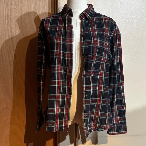 L.L. Bean Tops - L.L. Bean Red and Blue  flannel Casual Shirt